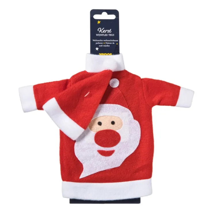 Xenos Kersttrui voor wijnfles - diverse varianten- Kerstcadeaus