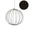 Xenos Kerstverlichting hangende kerstbal - warm wit - ø35 cm- Kerstballen