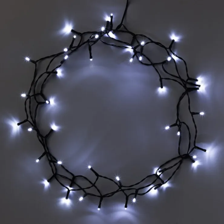 Xenos Kerstverlichting LED - klassiek wit - 50 lampjes - 3.7 meter- Kerstverlichting|Kerstboom Verlichting