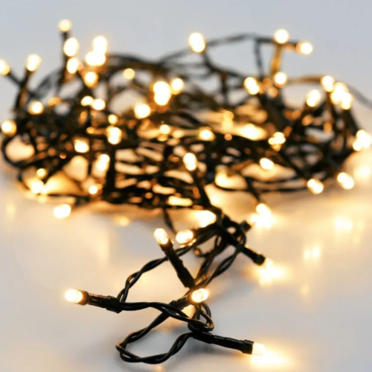 Xenos Kerstverlichting LED - warm wit - 48 lampjes - 3.5 meter- Kerstverlichting