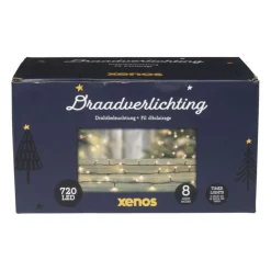 Xenos Kerstverlichting LED - warm wit - 720 lampjes - 54 meter- Kerstverlichting|Kerstboom Verlichting