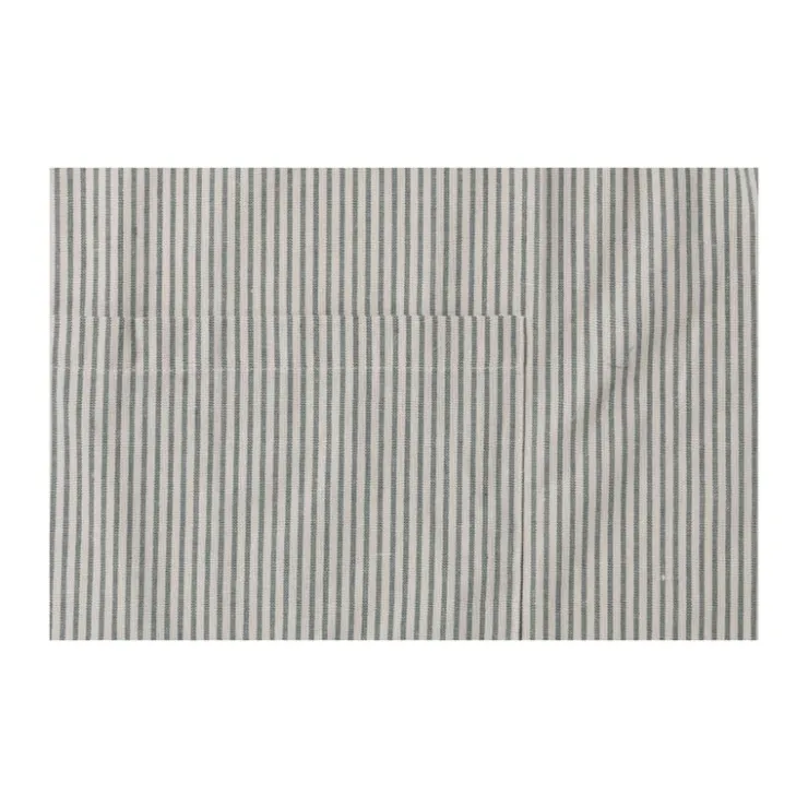 Xenos Keukenschort gestreept - groen/wit - 65x85 cm- Schorten