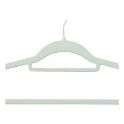 Xenos Kledinghanger vilt - groen - set van 5- Kledinghangers