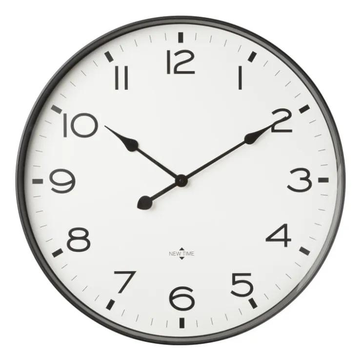 Xenos Klok new time XL - ø50x4.8 cm- Klokken
