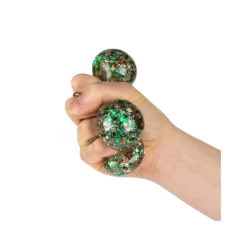 Xenos Knijpbal glitter - multikleur - diverse varianten- Spellen|Kerstcadeaus