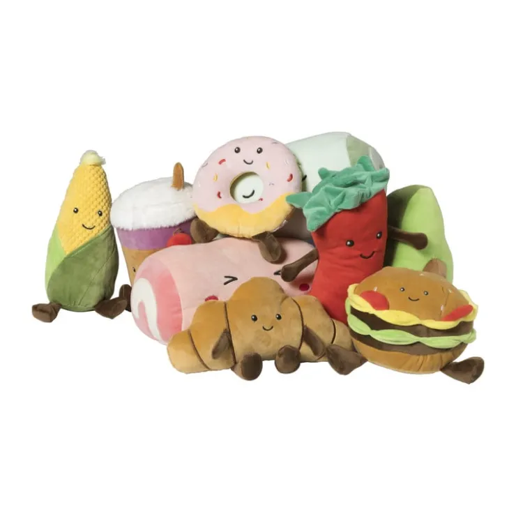 Xenos Knuffel avocado - groen - 22x17 cm- Knuffels|Kerstcadeaus