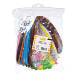 Xenos Knutsel etui - multikleur - 25x18x3 cm- Knutselspullen