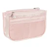 Xenos Koffer/tas organizer - roze - 23.5x7x14 cm- Koffer Organizers