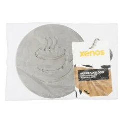 Xenos Koffie sjabloon - set van 4 - 8x10.5 cm- Koffie Accessoires|Kerstcadeaus