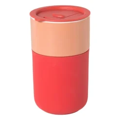 Xenos Koffiebeker to go - oranje - 360 ml- Drinkflessen