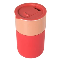 Xenos Koffiebeker to go - oranje - 360 ml- Drinkflessen