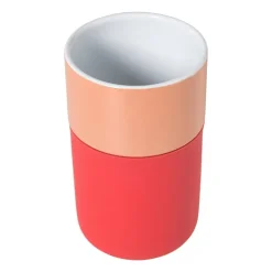 Xenos Koffiebeker to go - oranje - 360 ml- Drinkflessen