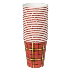 Xenos Koffiebekers scotties - set van 20- Wegwerpservies