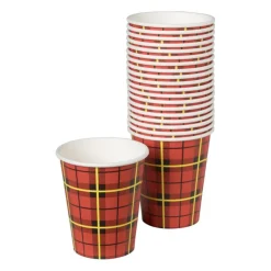 Xenos Koffiebekers scotties - set van 20- Wegwerpservies