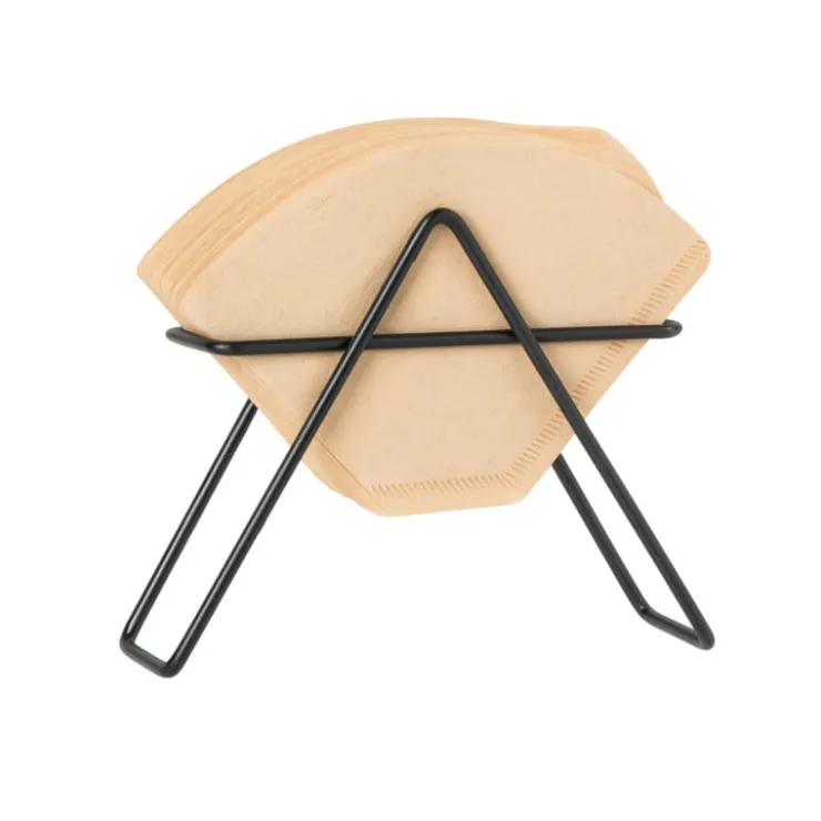 Xenos Koffiefilter rekje - zwart - 11x13x4.7 cm- Koffie Accessoires