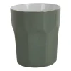 Xenos Koffiemok facet - Groen - 250 ml- Mokken