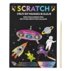 Xenos Krasboek ruimtefiguren - 13x18 cm- Kleurboeken|Kerstcadeaus