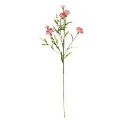 Xenos Kunstbloem anjer - roze - 70 cm- Kunstbloemen