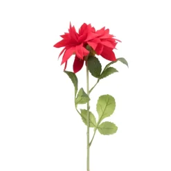 Xenos Kunstbloem dahlia - rood - 75 cm- Kunstbloemen