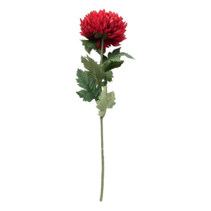 Xenos Kunstbloem dahlia groot - rood - 75 cm- Kunstbloemen