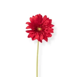 Xenos Kunstbloem gerbera - rood - 60 cm- Kunstbloemen