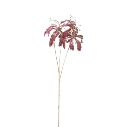 Xenos Kunstbloem gloriosa - goudkleurig/rood - 60 cm- Kunstbloemen