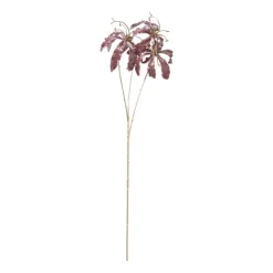 Xenos Kunstbloem gloriosa - goudkleurig/rood - 60 cm- Kunstbloemen
