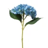 Xenos Kunstbloem hortensia - blauw - 46 cm- Kunstbloemen