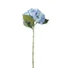 Xenos Kunstbloem hortensia - blauw - 63 cm- Kunstbloemen