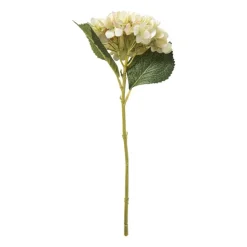 Xenos Kunstbloem hortensia - geel - 46 cm- Kunstbloemen