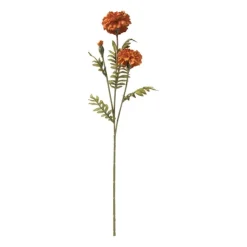 Xenos Kunstbloem hortensia - oranje - 62 cm- Kunstbloemen