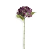 Xenos Kunstbloem hortensia - paars - 63 cm- Kunstbloemen
