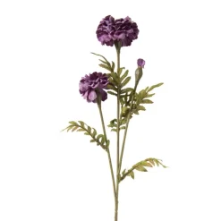 Xenos Kunstbloem hortensia - paars - 62 cm- Kunstbloemen