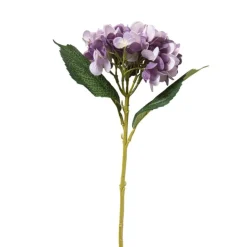 Xenos Kunstbloem hortensia - paars - 46 cm- Kunstbloemen