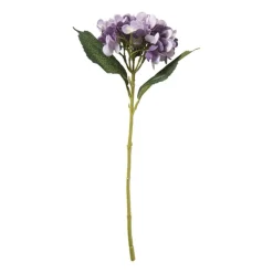 Xenos Kunstbloem hortensia - paars - 46 cm- Kunstbloemen