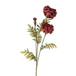 Xenos Kunstbloem hortensia - rood - 62 cm- Kunstbloemen