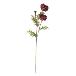 Xenos Kunstbloem hortensia - rood - 62 cm- Kunstbloemen