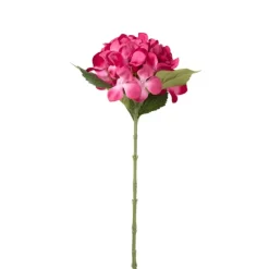 Xenos Kunstbloem hortensia - roze - 63 cm- Kunstbloemen