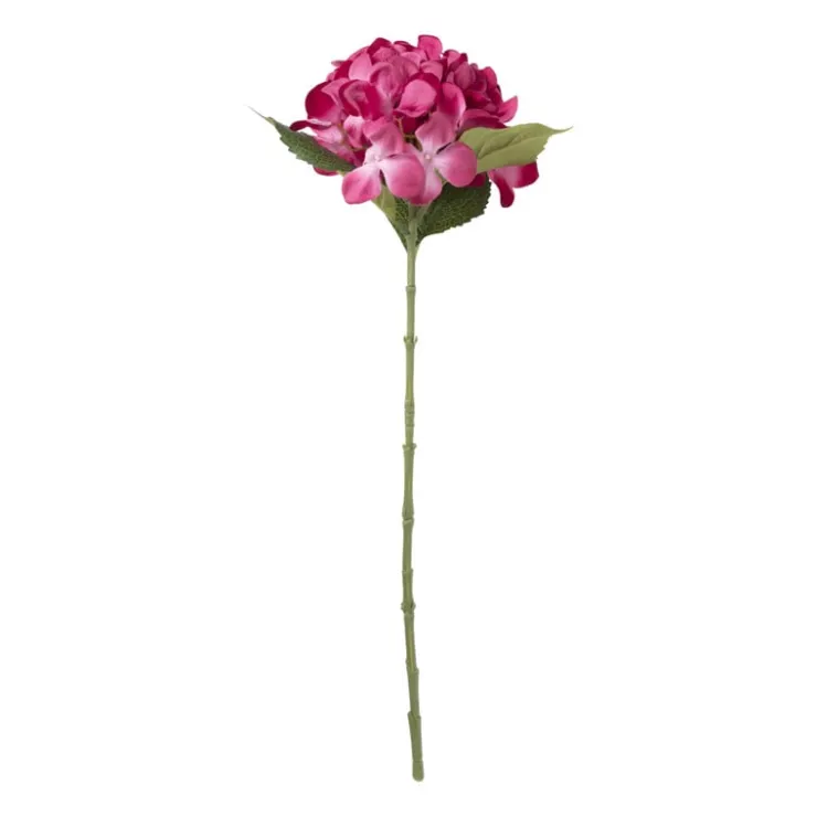 Xenos Kunstbloem hortensia - roze - 63 cm- Kunstbloemen