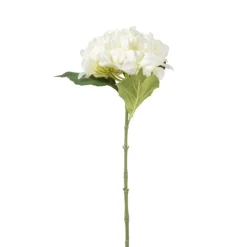 Xenos Kunstbloem hortensia - wit - 63 cm- Kunstbloemen