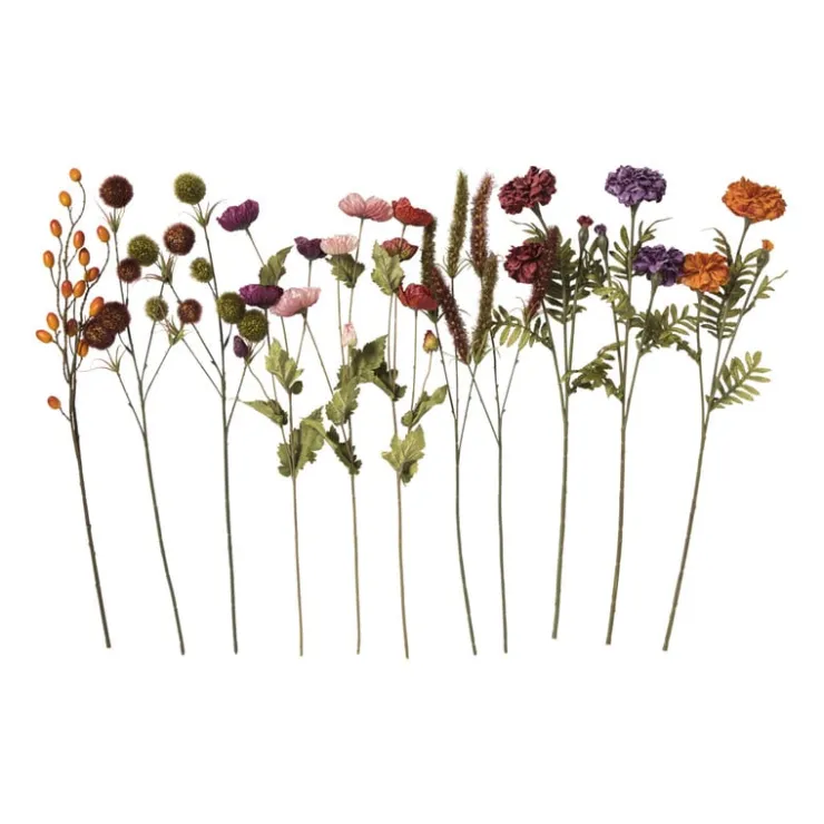 Xenos Kunstbloem klaproos - rood - 58 cm- Kunstbloemen