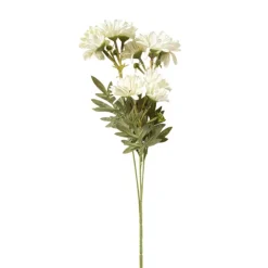 Xenos Kunstbloem madelief - wit - 66 cm- Kunstbloemen