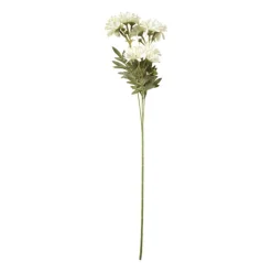 Xenos Kunstbloem madelief - wit - 66 cm- Kunstbloemen