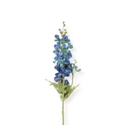 Xenos Kunstbloem ridderspoor - blauw - 85 cm- Kunstbloemen