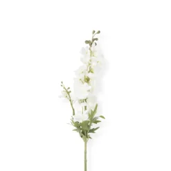 Xenos Kunstbloem ridderspoor - wit - 85 cm- Kunstbloemen