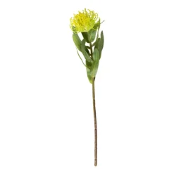 Xenos Kunstbloem speldenkussen - groen - 48 cm- Kunstbloemen