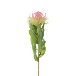 Xenos Kunstbloem speldenkussen - roze - 48 cm- Kunstbloemen