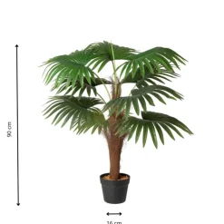 Xenos Kunstplant Chinese waaierpalm - 90 cm- Kunstplanten