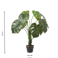 Xenos Kunstplant monstera - 90 cm- Kunstplanten