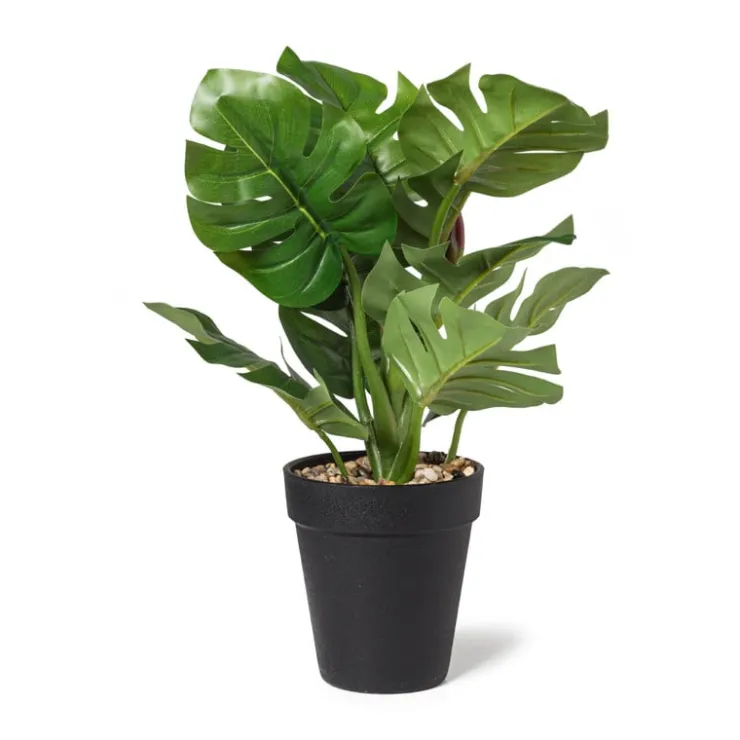 Xenos Kunstplant monstera - ø16x30 cm- Kunstplanten